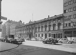 Fasad mot Götgatan, 1930-tal.