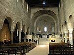 Interno della basilica dei Santi Pietro e Paolo ad Agliate