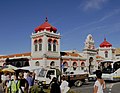 Municipal market on a weekday