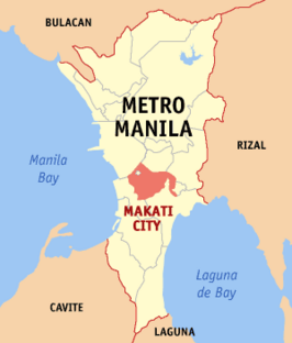 Kaart van Makati