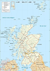 Map of Scotland