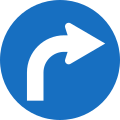 15: Prescribed direction: Turn right