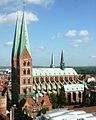 Saint Mary's church in Lübeck