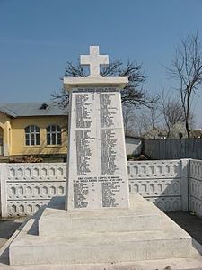 War heroes' monument in Potlogeni