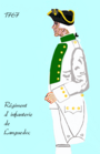 régiment de Languedoc de 1767 à 1776