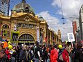 ACTU protest rally, Melbourne