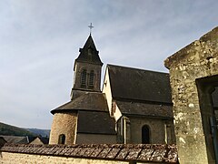 Église Saint-Germain vue du cimetière