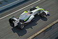 Barrichello testing at Barcelona, March 2009