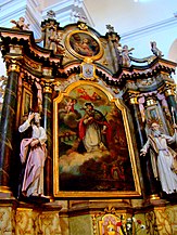 Interiorul bisericii romano-catolică "Sfântul Nicolae" (monument istoric)