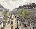 Le Boulevard de Montmartre, Matinée de Printemps (Camillus Pissarro)