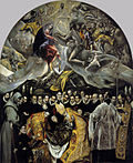 «Greve Orgaz begravelse» (El entierro del Conde de Orgaz), 1586-88, S. Tomé, Toledo