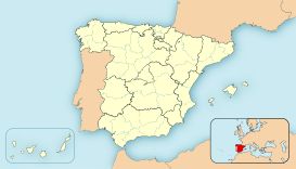 Punta de Tarifa ubicada en España