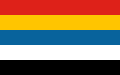 오색기. 1912년부터 1928년까지 중화민국의 국기였다.