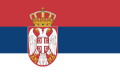 Flag of Serbia often used by Kosovo Serbs