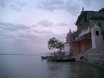 Die Ganges naby Kanpur