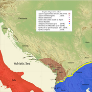 Reino de Agron y reinos vecinos (250-230 a. C.)