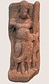 Iaksá (genio de la naturaleza), arte de Mathura (siglo II d. C.).