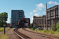 Train tracks, out of the Milwaukee Intermodal Station