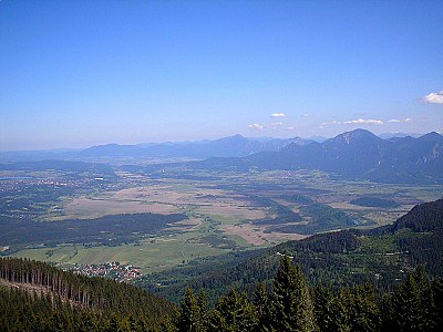 Murnauer Moos, a view from Hörnle