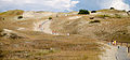 Písečné duny Kurské kose poblíž Nidy. Jsou nejvýše položenými písečnými dunami v Evropě (na seznamu světového dědictví UNESCO).[3]