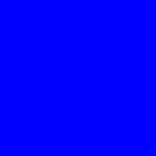 Yüksek mavi olarak da bilinen saf mavi, başka hiçbir renkle karıştırılmaz.