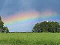 Low rainbow in Birkholz (Bernau near Berlin)