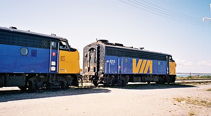 Locomotifau yn Churchill, Manitoba