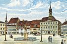 Radeberger Marktplatz um 1900