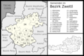 Bezirkskarten für Niederösterreich (Kartenbeispiel: Bezirk Zwettl)