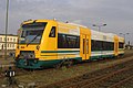 Ein ODEG-Regio-Shuttle im Testbetrieb bei der Prignitzer Eisenbahn (PEG)