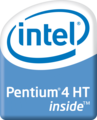 Neues Logo des Intel Pentium 4 mit Hyper-Threading