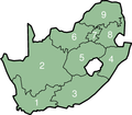 Vorschaubild für Provinzen Südafrikas