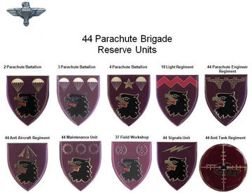 Part Time Units 44 Parachute Brigade