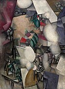 Fernand Léger, 1911–1912, Les Fumeurs (The Smokers), oil on canvas, 129.2 x 96.5 cm, Solomon R. Guggenheim Museum, New York