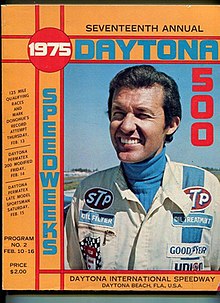 1975 Daytona 500 program cover