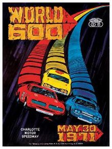 Official poster for the 1971 World 600