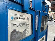 An image of a USA Today newspaper, which shows a fictional news report themed around Call of Duty: Black Ops 6.