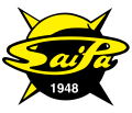 SaiPan alkuperäinen mailalogo korvautui Sputnik-logolla 1950-luvun lopulla. Nykyisin käytössä oleva logo.