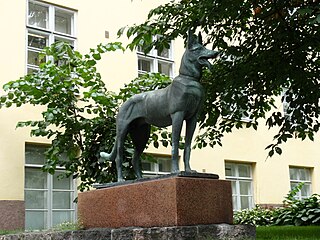 Emil Cedercreutz, Pekka-koira, 1934, Kaivopuisto, Helsinki.