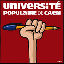 Logo de l'université populaire de Caen.