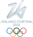 Logo de Milan-Cortina d'Ampezzo 2026.