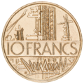 10 francs Mathieu (1974)