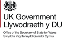Logotype du bureau du secrétaire d’État pour le Pays de Galles (à partir de 2016).