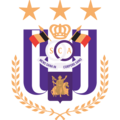 Logo du RSC Anderlecht avec la devise.