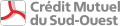 Logo du Crédit Mutuel du Sud-Ouest.