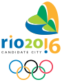 Logo de candidature pour les JO de 2016.