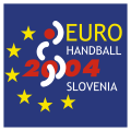 Logo de l'Euro 2004 en Slovénie.