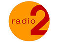 Logo alternatif « rouge sur jaune » de Radio 2 de 2003 à 2014