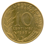 10 centimes Marianne (1962).