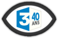 Logo évènementiel de France 3 à l'occasion de ses 40 ans du 5 au 13 janvier 2013.